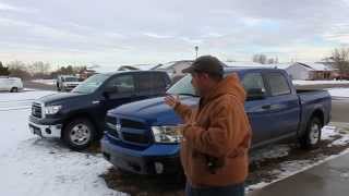 2015 Ram EcoDiesel vs Toyota Tundra [upl. by Pietrek379]