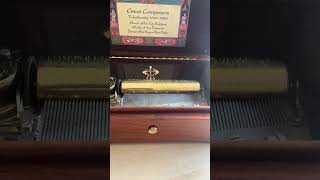 Reuge 72 Note Music Box with Tune Indicator plays Tchaikovsky’s Nutcracker Suite [upl. by Aneer]