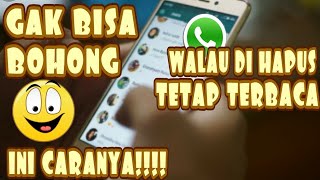 2 Cara Melihat Isi Pesan Whatsapp yang Sudah DiHapus [upl. by Moulden]