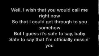 Tamia Officially Missing You Lyrics Video [upl. by Rramel331]