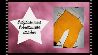 BABYHOSE nach Schnittmuster stricken Teil 24 [upl. by Haberman]