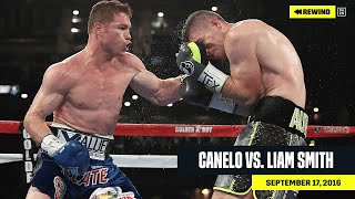 FULL FIGHT  Canelo vs Liam Smith DAZN REWIND [upl. by Libby378]