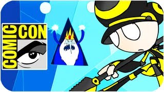 RebelTaxi  SDCC 2013 2 of  ADVENTURE TIME Comic Con [upl. by Ahtan462]