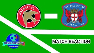 Walsall 31 Carlisle United [upl. by Jandy409]