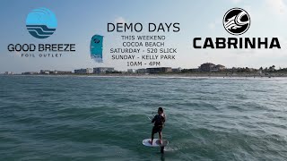 CABRINHA DEMO DAYS THIS WEEKEND IN COCOA BEACH [upl. by Nedak]