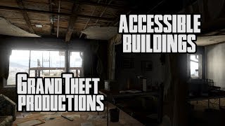 GTA 5 Online Accessible Buildings [upl. by Aliahkim911]