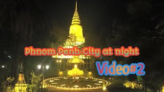 Phnom Penh City at night Video2 Timelapse Video video viral viralvideo shorts shortsvideo [upl. by Noyar854]