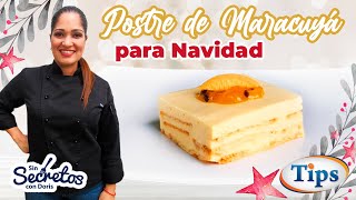 Postre de Maracuyá para Navidad [upl. by Aibat]