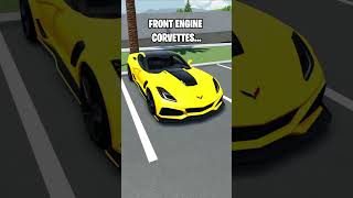 Front Or Mid Engine Corvette In Driving Empire roblox robloxgame drivingempire corvette [upl. by Eniarda]