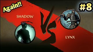 FIGHTING LYNX AGAIN  SHADOW vs LYNX  SHADOW FIGHT 2 GAMEPLAY [upl. by Notnilc243]