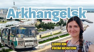 Arkhangelsk  1000 km north of Moscow [upl. by Rancell]