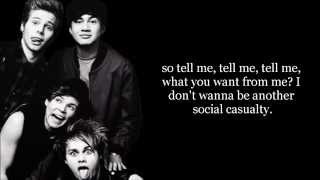 Social Casualty  5 Seconds of Summer Lyrics [upl. by Redla]