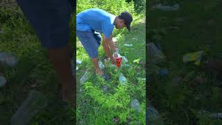 Bushcraft Skills Clean The Environment Useful in Forest bushcraft outdoor forest camping simple [upl. by Shandy838]