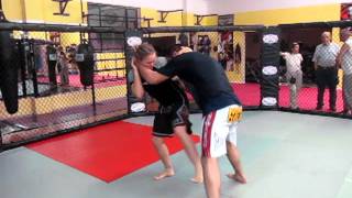 Ronda Rousey amp Gegard Mousasi Training1 [upl. by Cirted192]