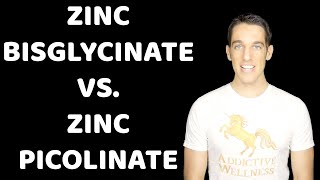 Zinc Bisglycinate vs Zinc Picolinate  Which is More Bioavailable [upl. by Bluh860]