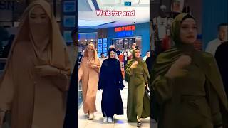 Part 1 hijab girl public reaction youtubeshorts BabyNajnin HolyTunebdofficialMuslimah7131 [upl. by Eltsirk]