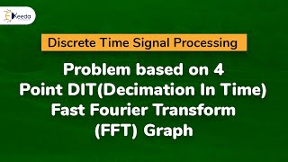 Problem based on 4 Point DITDecimation In Time Fast Fourier Transform FFT Graph  1 [upl. by Nyra]