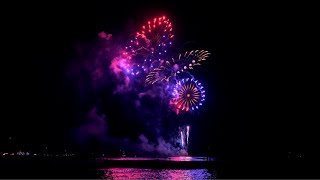 New Years Firework 2024  Waikiki Beach Honolulu Hawaii [upl. by Threlkeld]