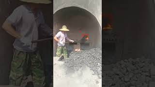 Kiln firing process of red bricks [upl. by Middle]