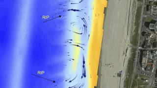 Rip currents at Egmond aan Zee the Netherlands [upl. by Bara]