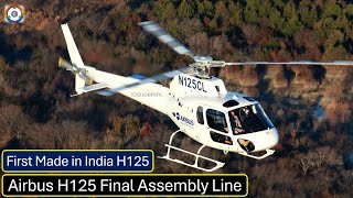 Made in India H125 Helicopter  Final Assembly Line by Tata amp Airbus [upl. by Kass]