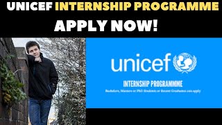 How to Apply for UNICEF Internships Programme 2023 [upl. by Clive]