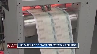 IRS warns of 2017 tax delay [upl. by Gregorius543]