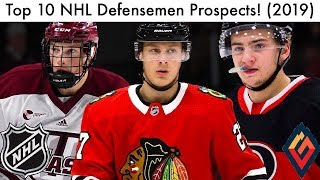 Top 10 BEST NHL Defenseman Prospects Hockey Prospect Rankings amp Talk 2019 [upl. by Fayina]