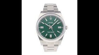 Rolex Oyster Perpetual Pre Owned Watch Ref 124300 [upl. by Ynetsed]