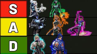 Ranking Every VALORANT Agent In A Tier List [upl. by Peednama]