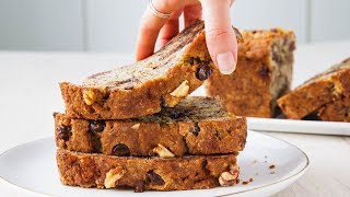 How To Make Perfect Chocolate Chip Banana Bread Every Time  Delish Insanely Easy [upl. by Efeek]