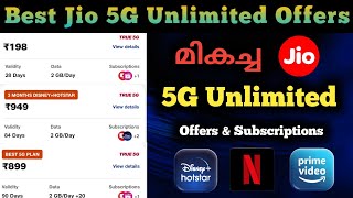 Best Jio 5G Unlimited Recharge Plans Malayalam  Jio Unlimited 5G Recharge Plans 2024 Malayalam [upl. by Onailimixam]