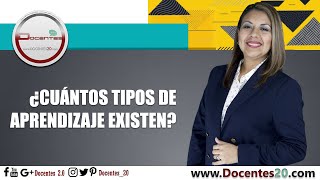 🔥¿CUÁNTOS TIPOS DE APRENDIZAJE EXISTEN Explicado en 8 minutos  DOCENTES 20 [upl. by Aleunam]