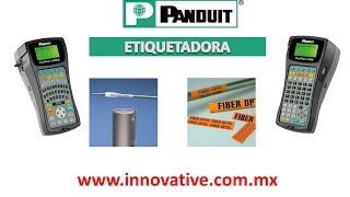 Etiquetadora Impresora Rotuladora marca Panduit [upl. by Llertnek]