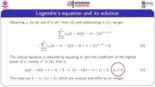 Legendre equation and its solution MATH [upl. by Aryas]