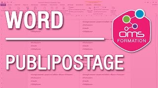 Word 2013  Publipostage [upl. by Celka209]