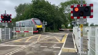 Newly upgraded Coltishall Level Crossing Norfolk [upl. by Ayinat]