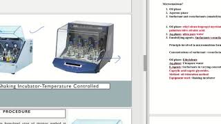 Formulation of Microemulsion [upl. by Terence]