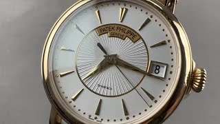 Patek Philippe Calatrava Tiffany Dial Officers Watch 5153J001 Patek Philippe Watch Review [upl. by Kazue]