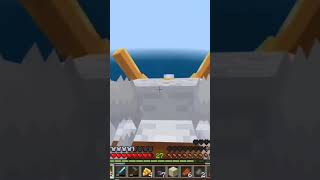 Floating Pirate Ship minecraft shorts gaming [upl. by Monie513]