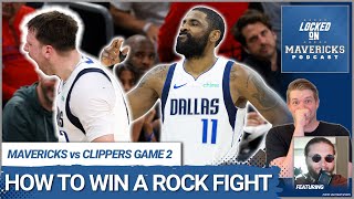 How the Dallas Mavericks Won a Rock Fight in Game 2 vs Clippers Luka Doncic amp Kyrie Irving Lead [upl. by Moffit]