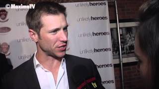 Jake Pavelka Interview at Chelsie Hightower and Peta Murgatroyd quotUnlikely Heroesquot Birthday Party [upl. by Turro]