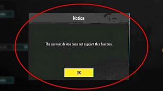 Fix The current device does not support this function pubg gyroscope bgmi problem solve [upl. by Coppock]