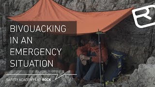 Bivouacking in an emergency on the mountain – Tutorial 4343  LAB ROCK [upl. by Eseilenna]