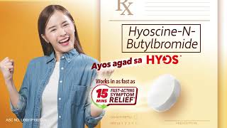 HyoscineNButylbromide Hyos® Prescribed by Doctors for Stomach Spasms [upl. by Aelahc]