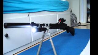 crosman 1077 with silencer and reddot [upl. by Niala]