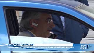 DENUNCIA PARCHEGGIO DISABILI FRANCAVILLA FONTANA 23 10 2017 [upl. by Assereht]