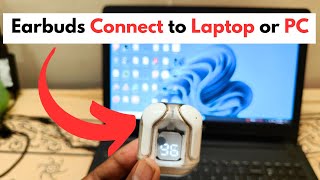 TWS Earbuds Connect to Laptop or PC  How To Connect Bluetooth Earbuds To Laptop windows 10 Hindi [upl. by Nelo33]