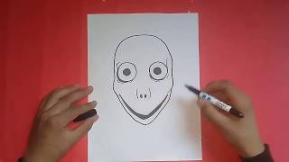 Como dibujar a MOMO paso a pasomuy facil de hacer how to draw momo [upl. by Aisul]