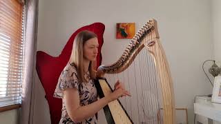 Reverie Marcel Grandjany  Harp AMEB Grade 3 [upl. by Yelsnia732]